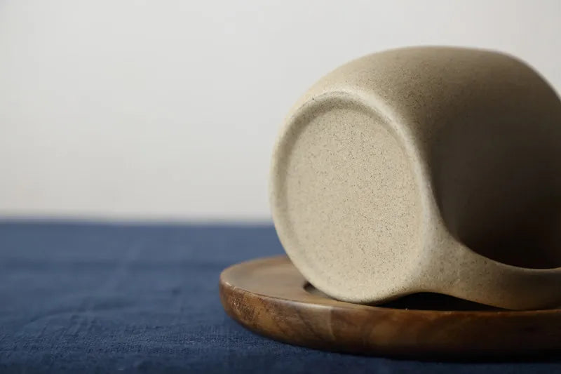 Ceramic Coffee Cup and Saucer