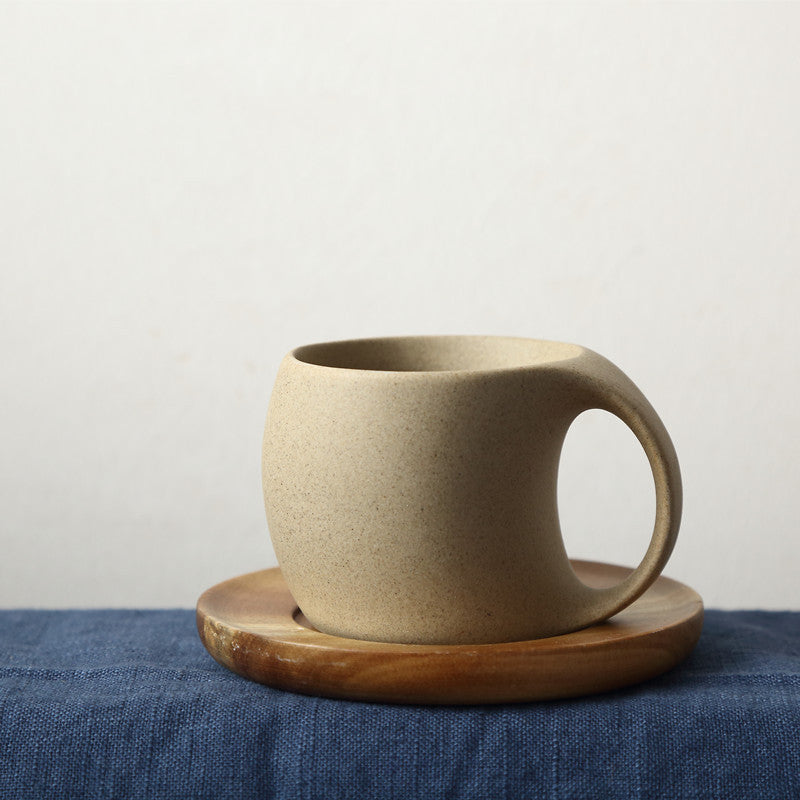 Ceramic Coffee Cup and Saucer