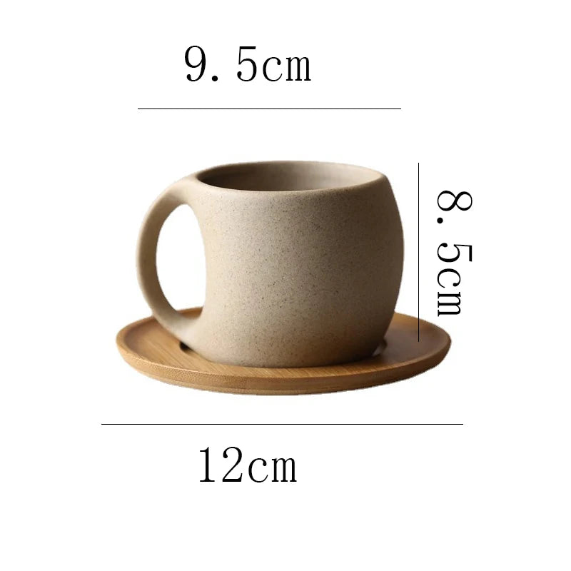 Ceramic Coffee Cup and Saucer
