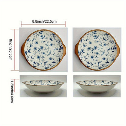 Japanese Ceramic Plates (Set of 2)