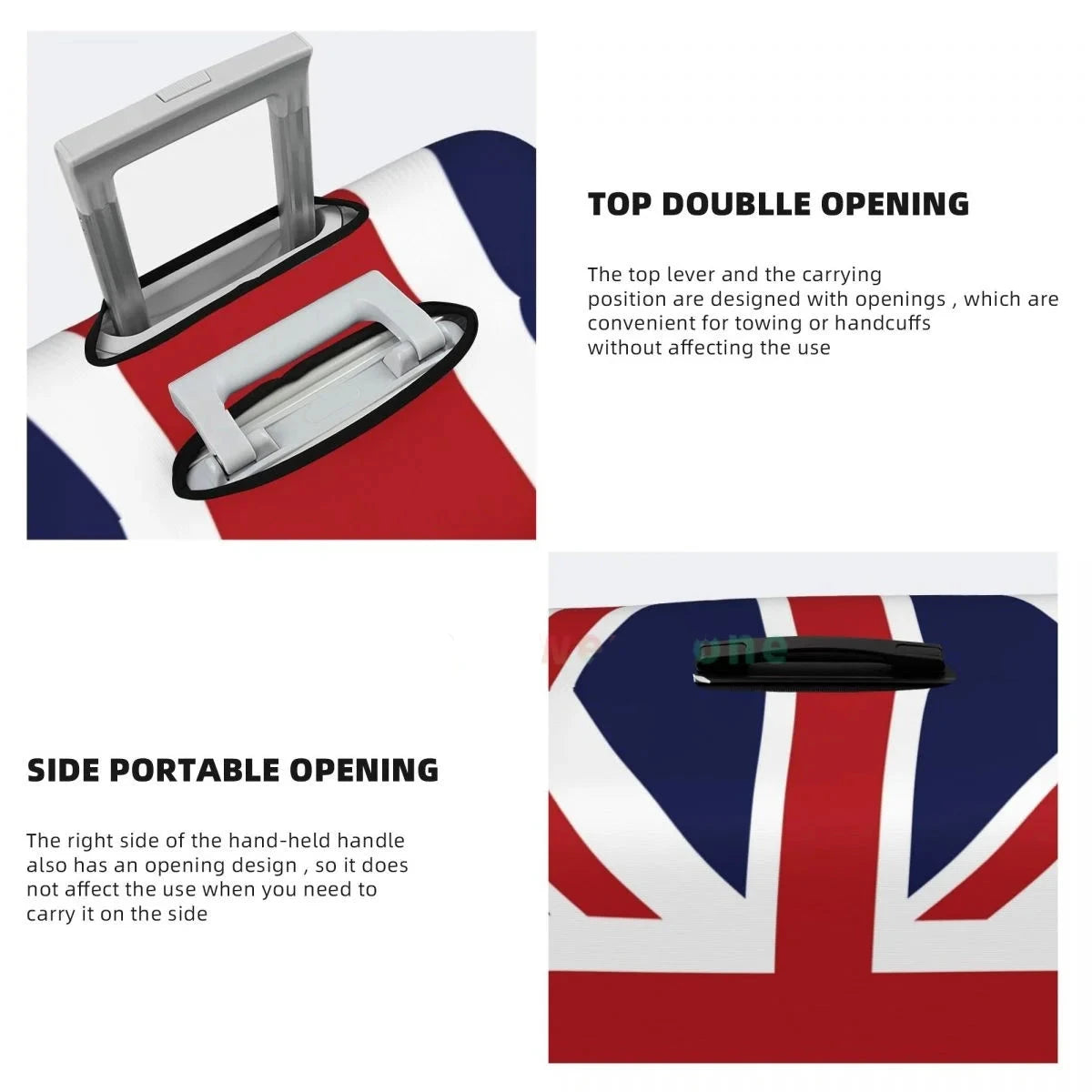 Union Jack Suitcase Protective Cover