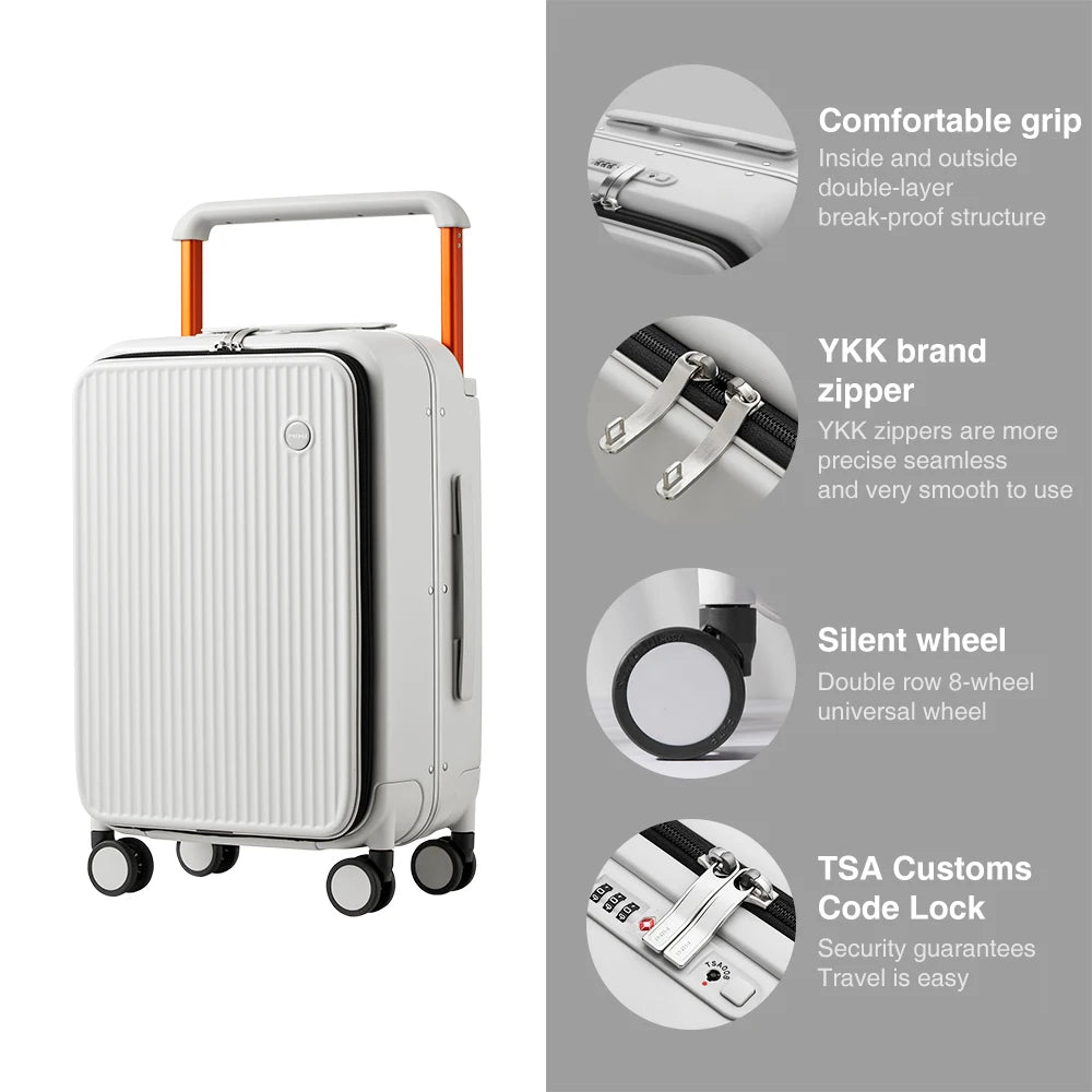 Stylish Carry-On Mixi Suitcase (20-inch)