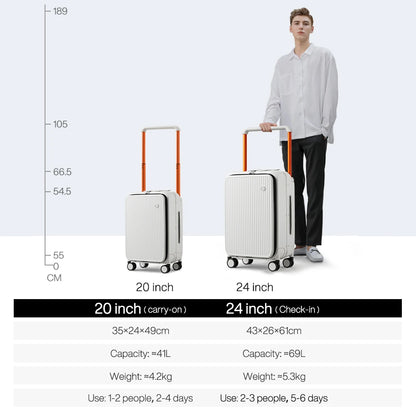 Stylish Carry-On Mixi Suitcase (24-inch)