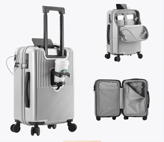 Innovative Carry-On Luggage with USB Charging Port