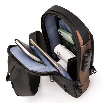 Anti-theft Crossbody Backpack with USB Port